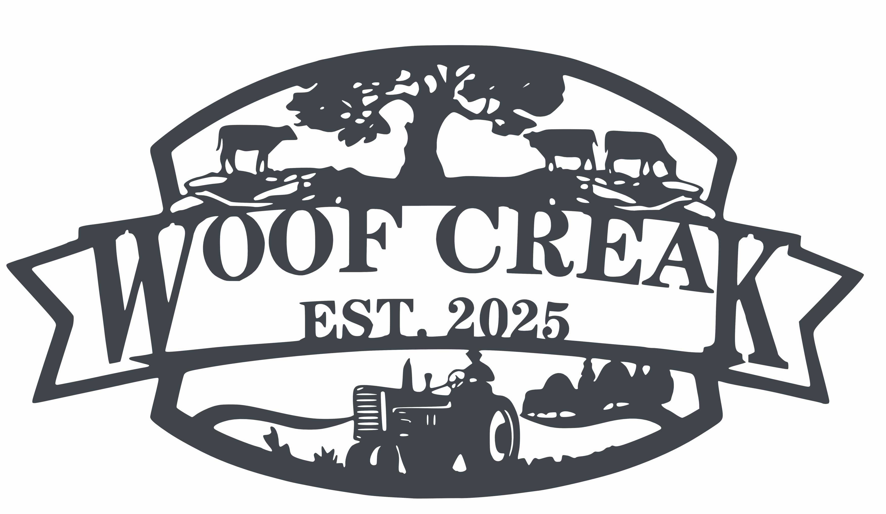 Woof Creak Sign